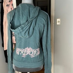 JUICY COUTURE zipper up hoodie